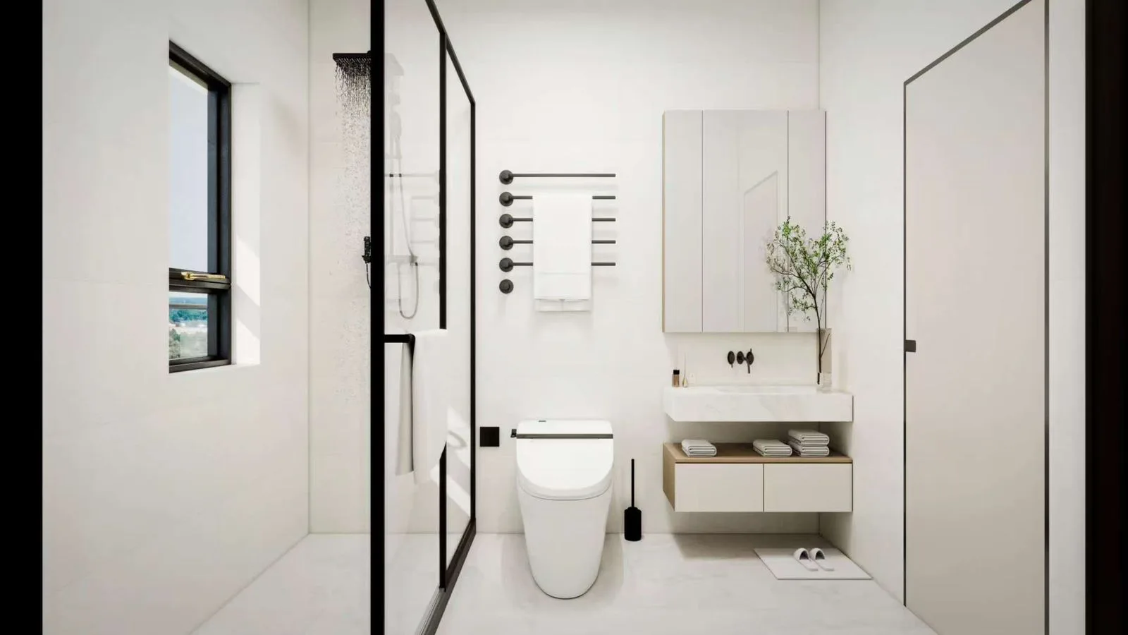 Apartment bathroom